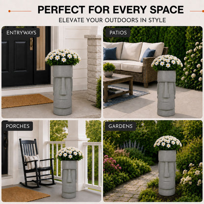 Botara Stone Gray Magnesium Oxide Floor Planter for Indoor Outdoor Use 12_b3dba724-70c2-4f43-9903-fbc89876c943