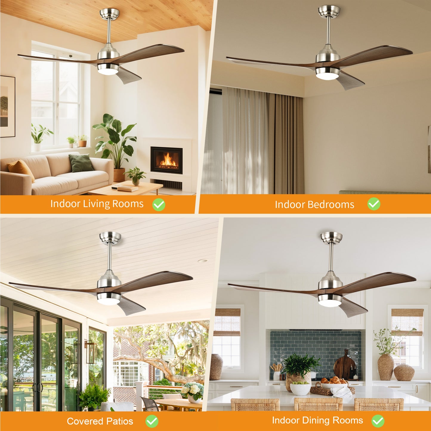 Taimei Helio 52 in. Downrod Modern Ceiling Fan with Dimmable LED with Remote Included DC Motor 12_bae2a763-4176-4fab-9b0b-0b387c19b0f3