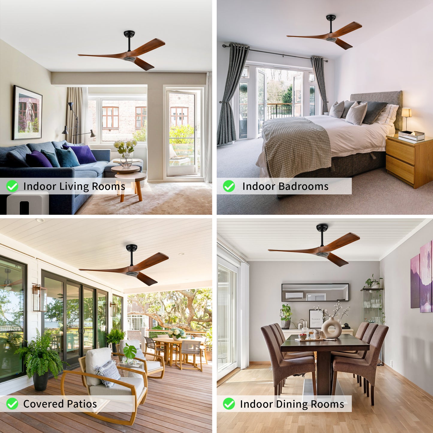 Taimei Orbis 52 in. Downrod Standard Ceiling Fan with Remote Included Reversible Solid Wood Blades 12_d79c0012-0e8a-4c71-8e2e-1b749eaef54f