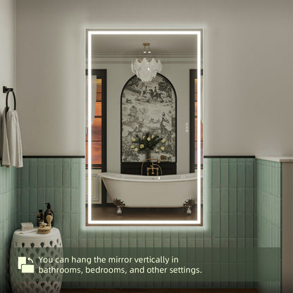 Nivorix NRMD Series Rectangular Frameless LED Wall Bathroom Vanity Mirror with Sleek Silver Finish 12_f5c13cf5-5b71-4cc2-8094-35f2edde079d