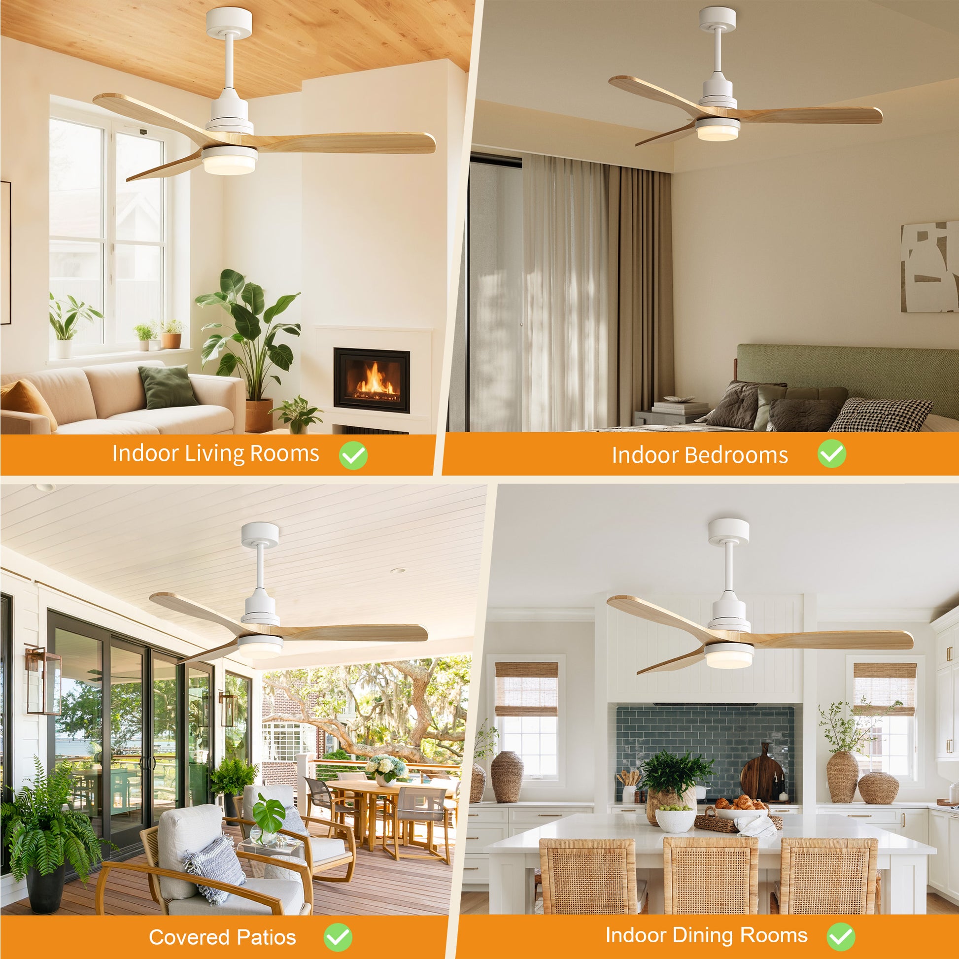 Taimei Nimis 52 in. Downrod Standard Ceiling Fan with Integrated LED with Remote Included DC Motor 12_fe6be247-0ae1-41c5-a9b9-2e9199713692