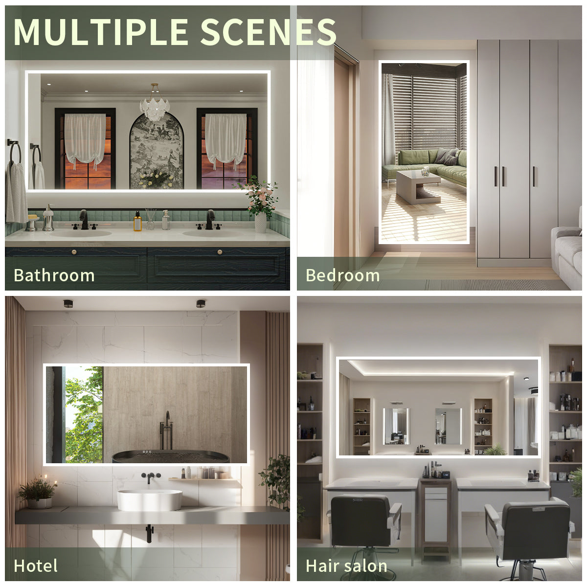 Nivorix NRMC Series Rectangular Frameless LED Wall Bathroom Vanity Mirror in Sleek Silver Finish 13_05b71ee6-0098-4ffb-82ca-855de68bb596