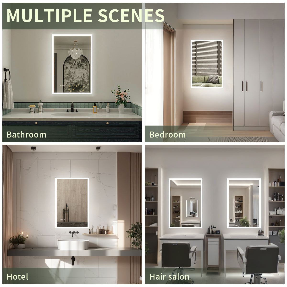 Nivorix NRMC Series Rectangular Frameless LED Wall Bathroom Vanity Mirror in Sleek Silver Finish 13_1249b5dc-6daf-44cb-8e23-f10616ace339