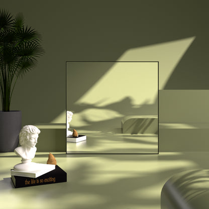 TaiMei 30 in. W x 30 in. H  Rectangular Framed Bathroom Vanity Mirror