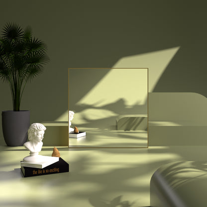 TaiMei 30 in. W x 30 in. H  Rectangular Framed Bathroom Vanity Mirror