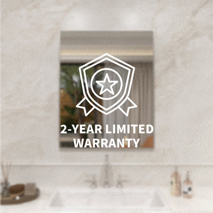 Nova 24 in. W x 30 in. H Rectangular Framed Wall Bathroom Vanity Mirror 14