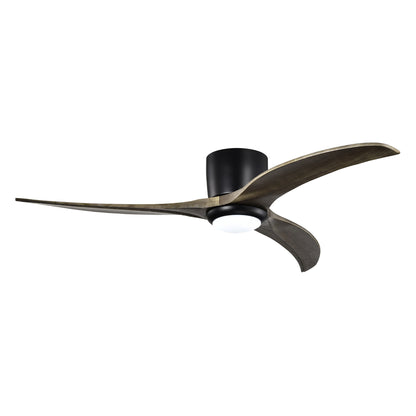 Taimei Niveu 52 in. Flush Mount Standard Ceiling Fan with Dimmable LED with Remote Included DC Motor 14_33defa43-c099-407e-b0d5-f2e659b05673