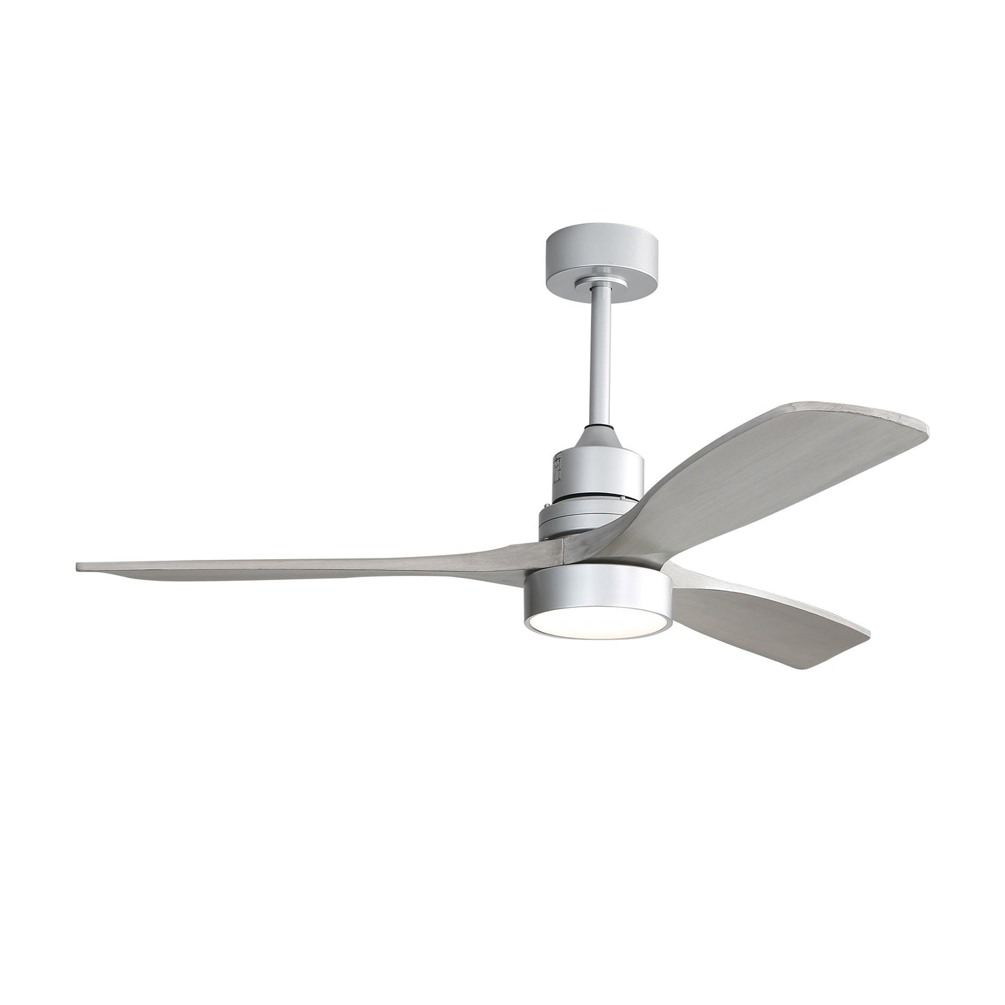 Taimei Selen 52 in. Downrod Standard Ceiling Fan with Integrated LED with Remote Included 3-Blade Reversible