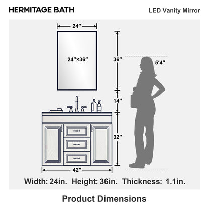 Swarm Rectangular Frameless Radar LED Wall Bathroom Vanity Mirror 14_828d2a21-f6c7-4283-b754-c0f5b75eb759