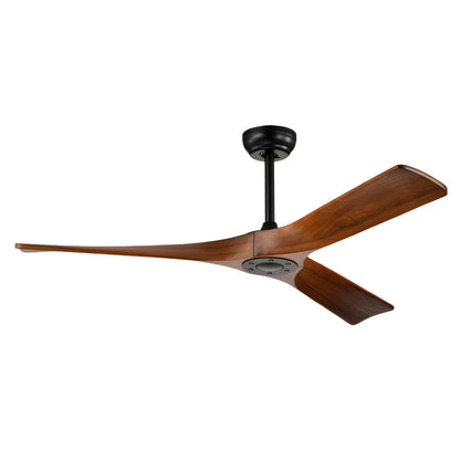 Taimei Orbis 52 in. Downrod Standard Ceiling Fan with Remote Included Reversible Solid Wood Blades 14_955cac54-1021-420b-990d-9e54606d4712