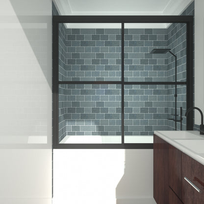 Niveal Alvin 59 in. W x 56 in. H Sliding Framed Tub Door 14_affc3764-e2e8-46a4-8a0e-05ca5e450eea