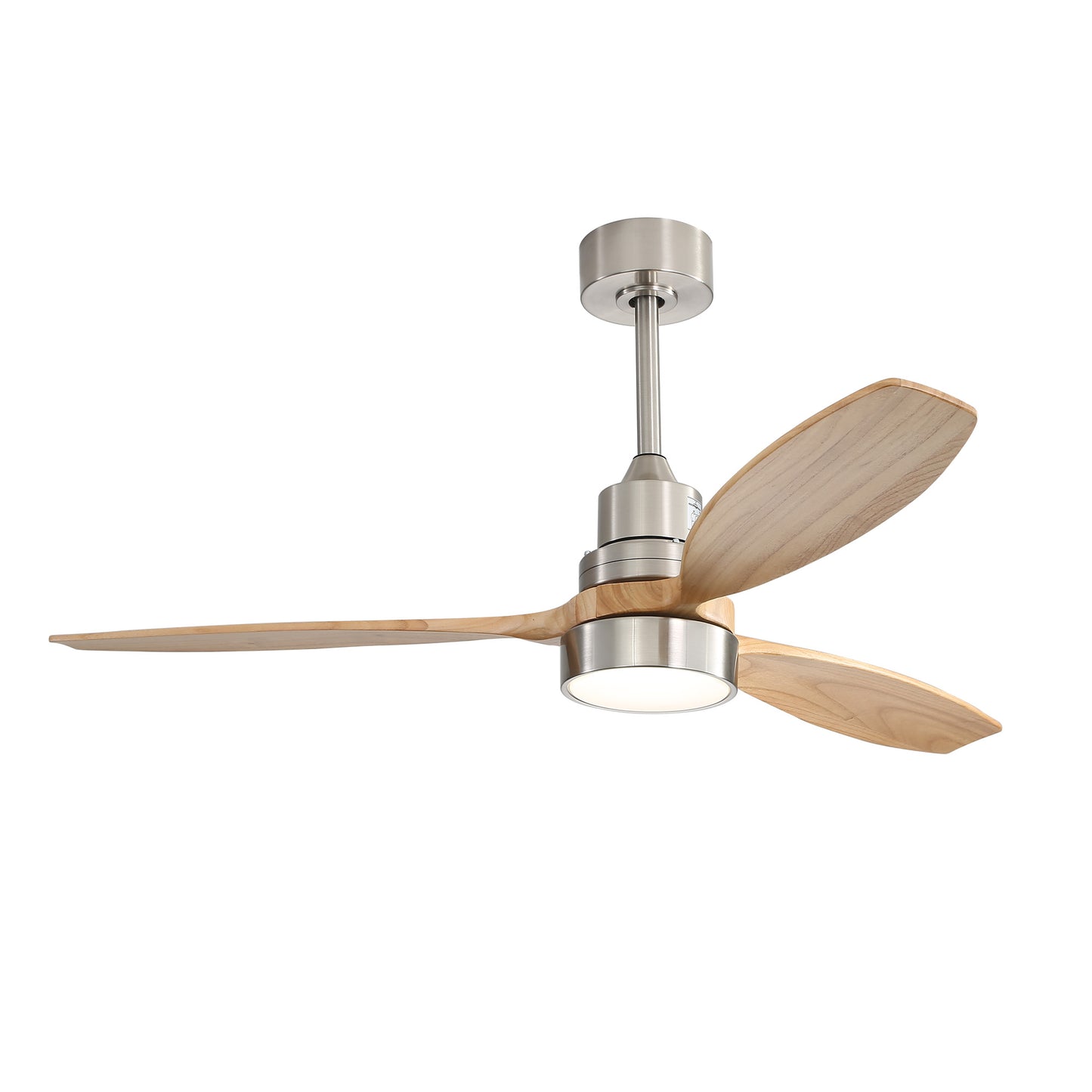 Taimei Selen 52 in. Downrod Standard Ceiling Fan with Integrated LED with Remote Included 3-Blade Reversible