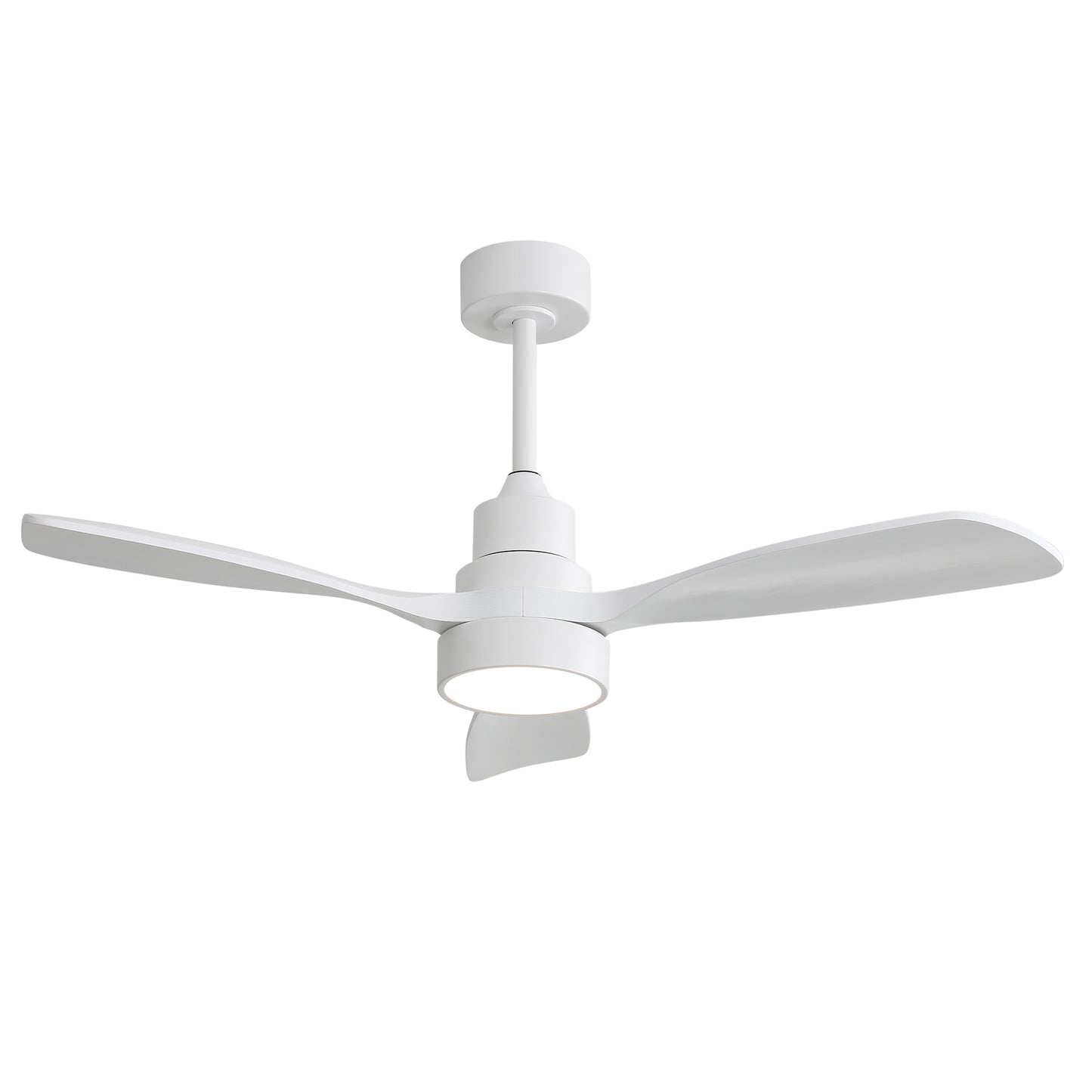 Taimei Auris 48 in. Downrod Standard Ceiling Fan with Integrated LED with Remote Included 3-Reversible Blades