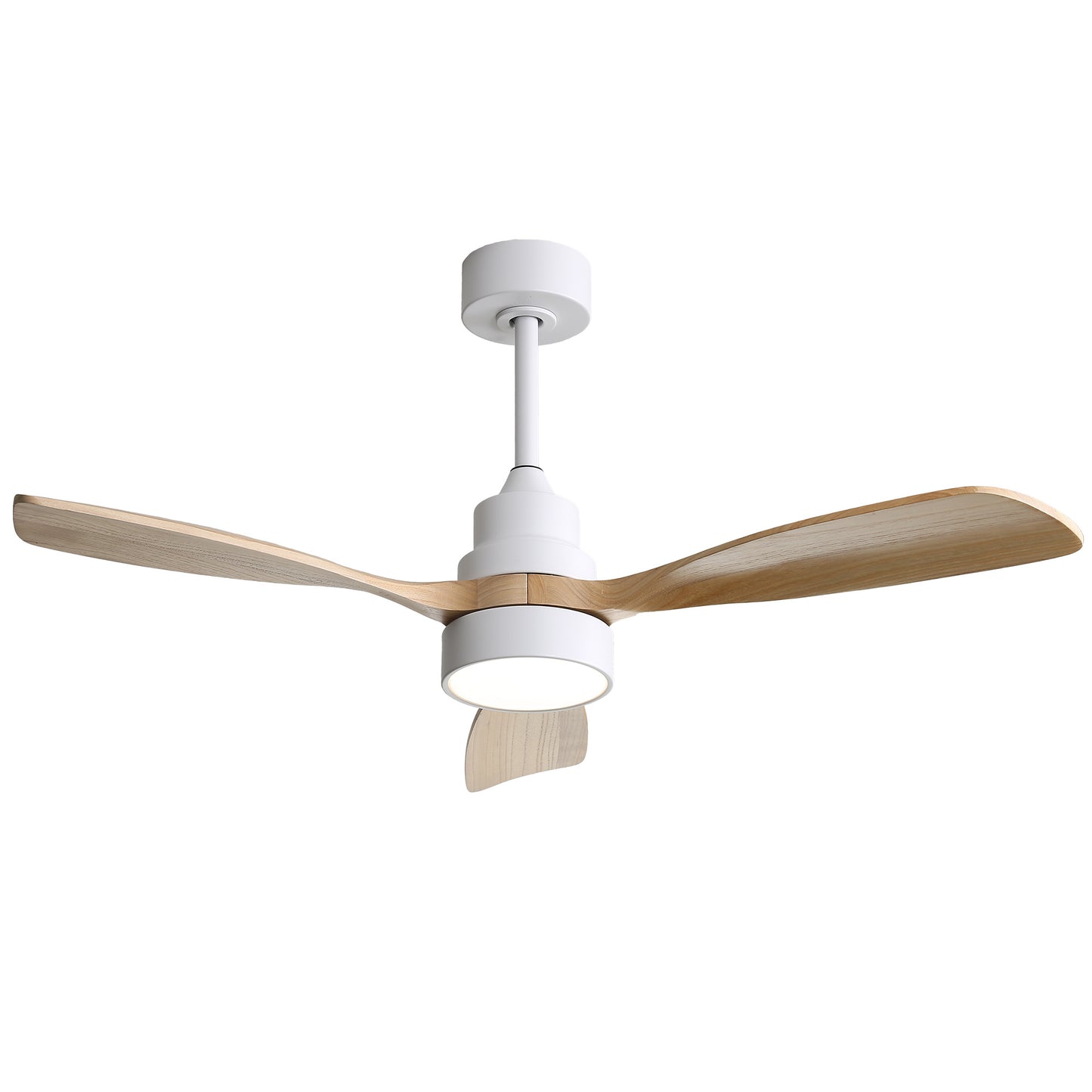 Taimei Auris 48 in. Downrod Standard Ceiling Fan with Integrated LED with Remote Included 3-Reversible Blades