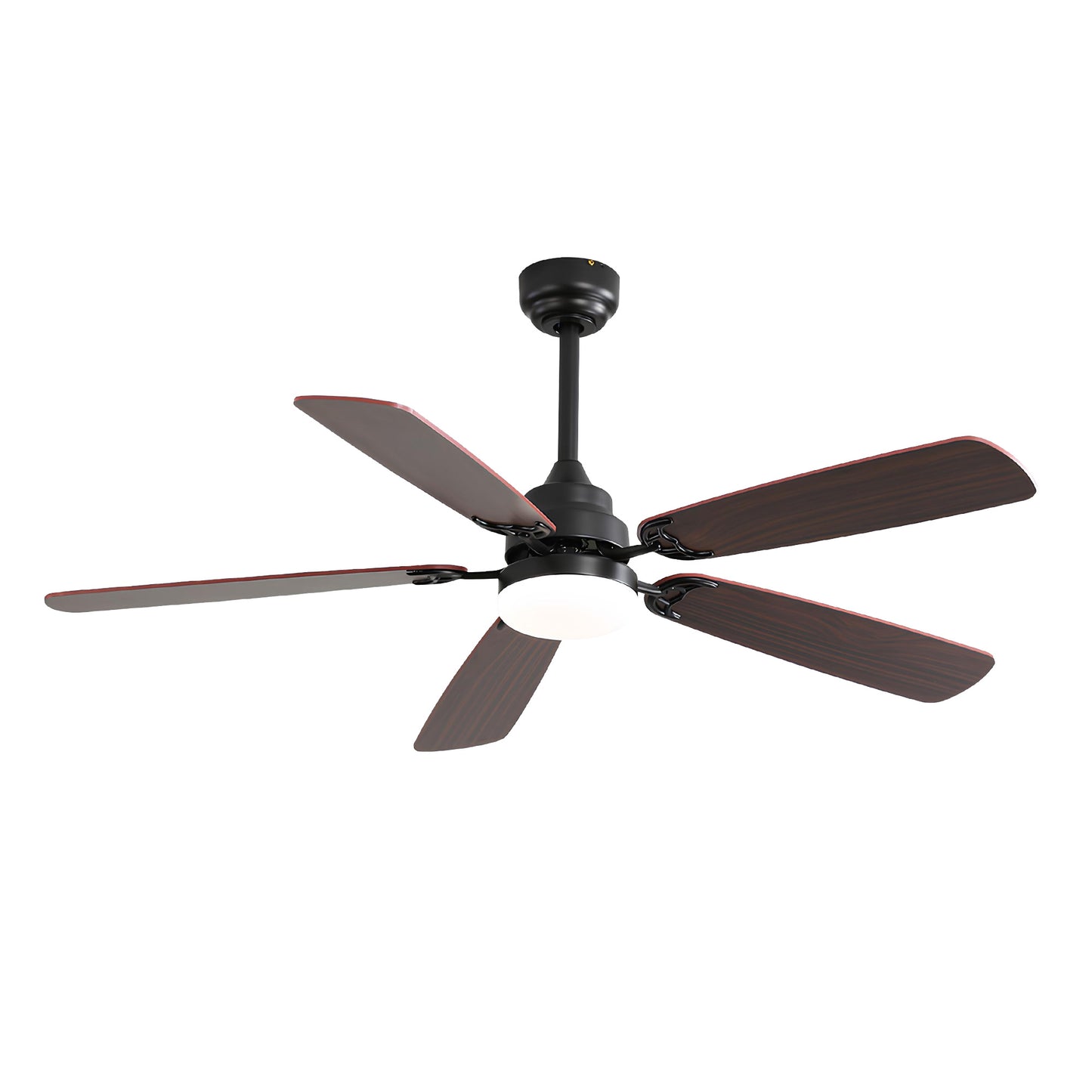 Taimei Cirrus 52 in. White Oak Downrod Standard Ceiling Fan with Integrated LED with Remote Included 5 Two-Tone Blades DC Motor 14_f4f35222-401a-4511-ba84-73d1de60fa95