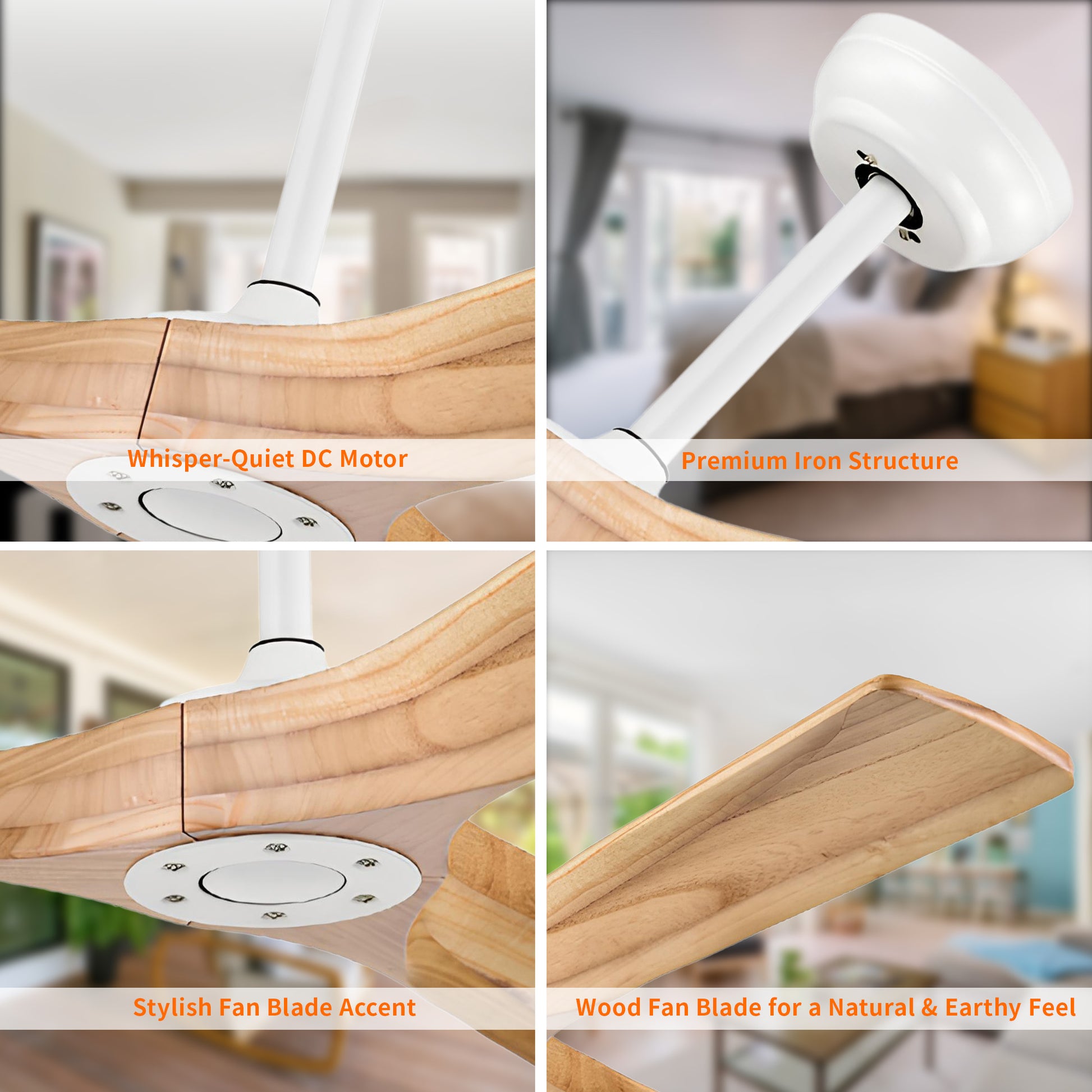 Taimei Orbis 52 in. Downrod Standard Ceiling Fan with Remote Included Reversible Solid Wood Blades 15_4cc3608b-6fd8-471a-83fb-72851b3d9ef7
