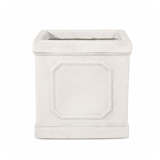 Ellis 10.75 in. Indoor Outdoor Magnesium Oxide Planter with Drainage Hole Antique White