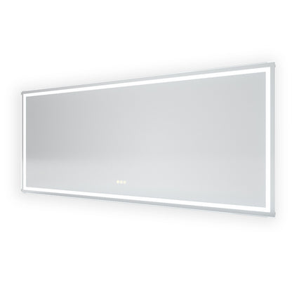Spring Rectangular Frameless LED Wall Bathroom Vanity Mirror