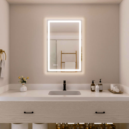 Nivorix NRMU Series Rectangular Frameless LED Wall Bathroom Vanity Mirror with Sleek Silver Finish 24 in. W x 36 in. H 1_21a146a4-dea9-4618-b563-4d0e35be7417