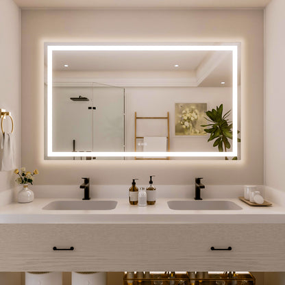 Nivorix NRPL Series Rectangular Frameless LED Wall Bathroom Vanity Mirror with Sleek Silver Finish 60 in. W x 36 in. H 1_25a81e9b-38ca-47d4-aa3b-3c24b9b6dab8