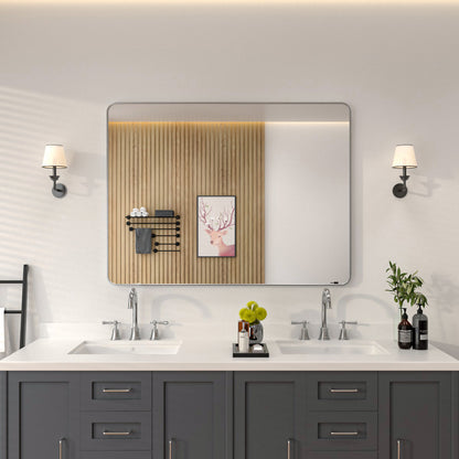 Niveal SM Series Rectangular Framed Wall Bathroom Vanity Mirror