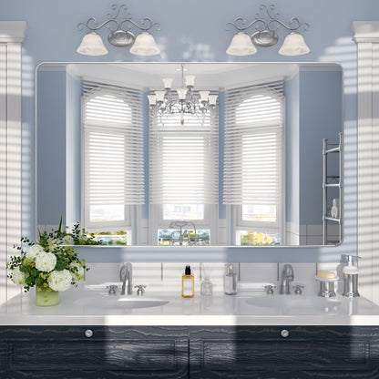 Nivorix NRSM Series Tempered Glass Brushed Nickel Rectangular Framed Wall Bathroom Vanity Mirror Gun Grey 60 in. W x 36 in. H 1_2dab871d-023d-47ea-b4fe-10e34de020aa