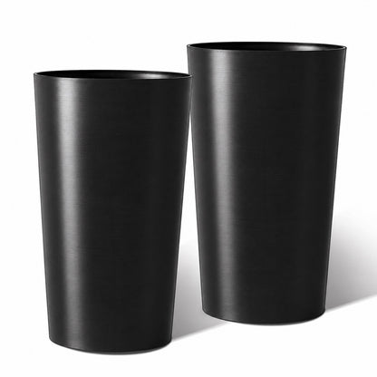 Elvora 21.7 in. Round Tapered Planter (2-Pack) for Indoor/Outdoor Use