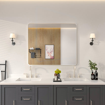 Niveal SM Series Rectangular Framed Wall Bathroom Vanity Mirror