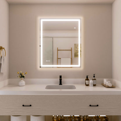 Nivorix NRMU Series Rectangular Frameless LED Wall Bathroom Vanity Mirror with Sleek Silver Finish 30 in. W x 36 in. H 1_3cfecbe5-39d2-4da1-b542-7d2e800072ef