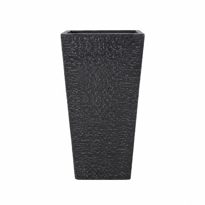 Herbora 15.5 in. Gray Magnesium Oxide Floor Planter for Indoor Outdoor Use