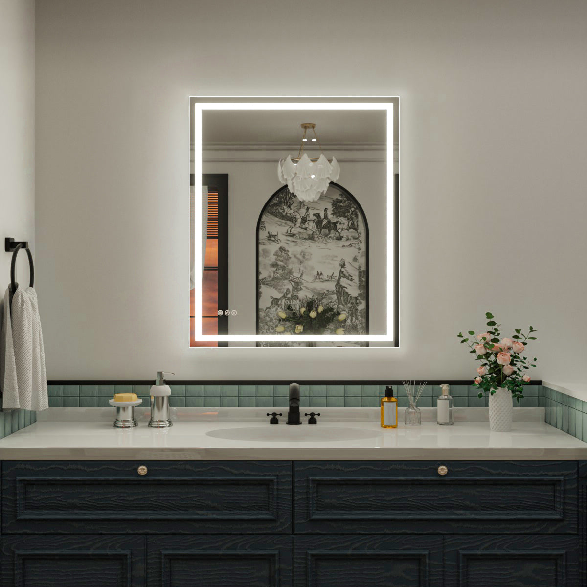 Nivorix NRMD Series Rectangular Frameless LED Wall Bathroom Vanity Mirror with Sleek Silver Finish 30 in. W x 36 in. H 1_6aea239b-bfe1-4848-96a5-1342efa6c01d