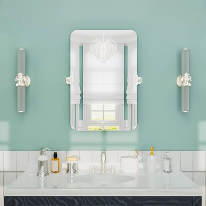 Nivorix NRKT Series Rectangular Framed Tilt Wall Bathroom Vanity Mirror Brushed Nickel 20 in. W x 30 in. H 1_6ce054c4-d5ee-499c-b465-e0c8aff2a863