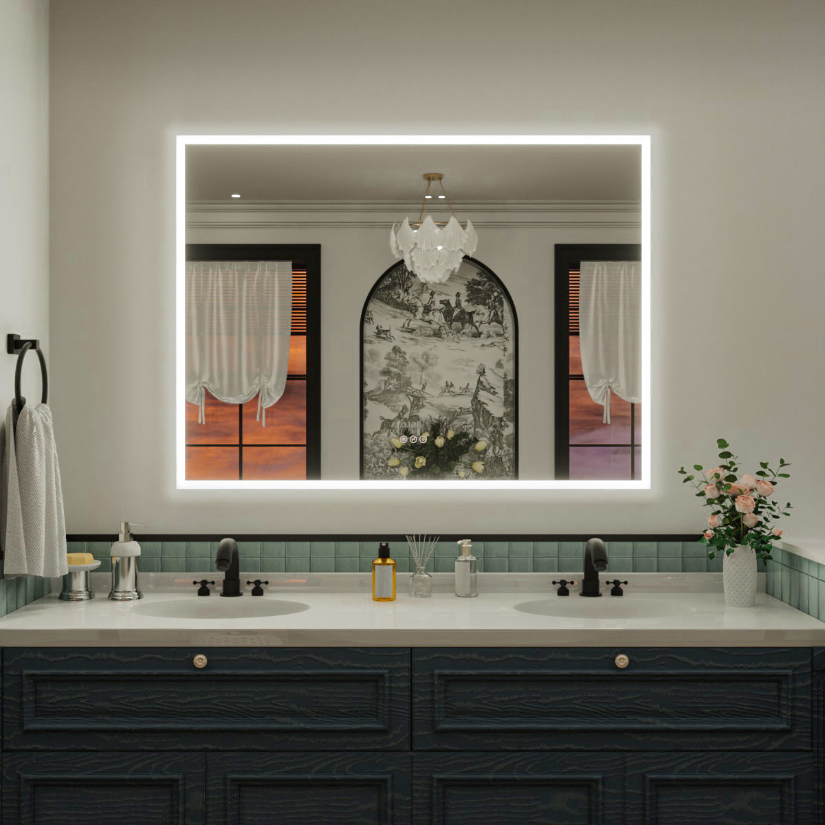 Nivorix NRMC Series Rectangular Frameless LED Wall Bathroom Vanity Mirror in Sleek Silver Finish 48 in. W x 36 in. H 1_730bd251-7198-4044-add5-c6ec0528a4d8