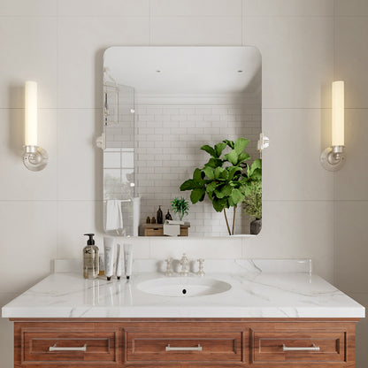 Niveal CM Series Rectangular Framed Tilt Wall Mount Bathroom Vanity Mirror Brushed Nickel 30 in. W x 36 in. H 1_88437ffa-04b5-40b2-9d31-844776db6c28
