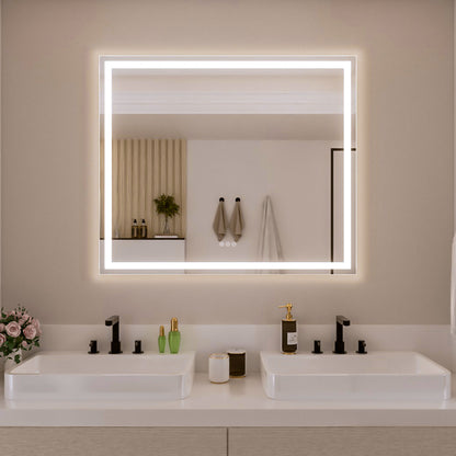 Nivorix NRMV Series Rectangular Frameless LED Wall Bathroom Vanity Mirror with Sleek Silver Finish 42 in. W x 36 in. H 1_922a4657-d583-4588-8501-0e5c9dfa0c45