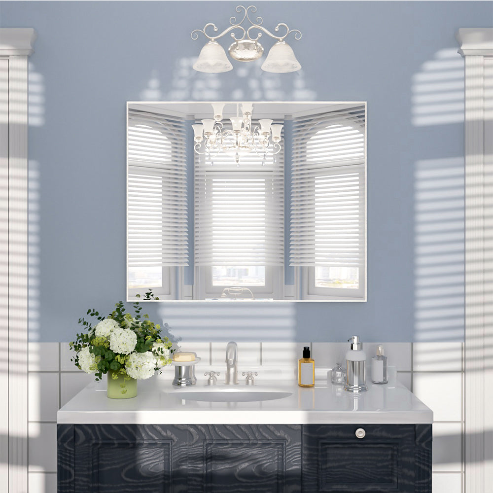 Nivorix NRZL Series Rectangular Framed Wall Bathroom Vanity Mirror in Brushed Nickel Brushed Nickel 36 in. W x 30 in. H 1_b7103067-e685-442e-8a9a-982942b9b6ec