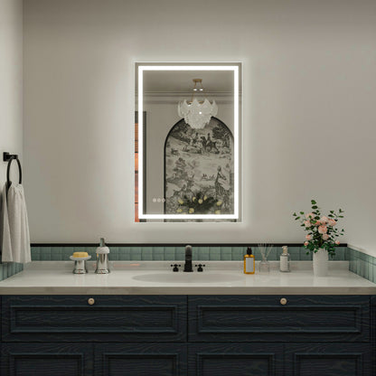 Nivorix NRMD Series Rectangular Frameless LED Wall Bathroom Vanity Mirror with Sleek Silver Finish 24 in. W x 36 in. H 1_b7d88b8a-dbba-4e46-bb9d-460e547ec73e