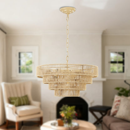 Taimei Vitra E12 Hemp Rope Boho Pendant Chandelier Wood Iron 20 inch 1_bec05f67-7435-4229-baf0-ee1f515aeb62