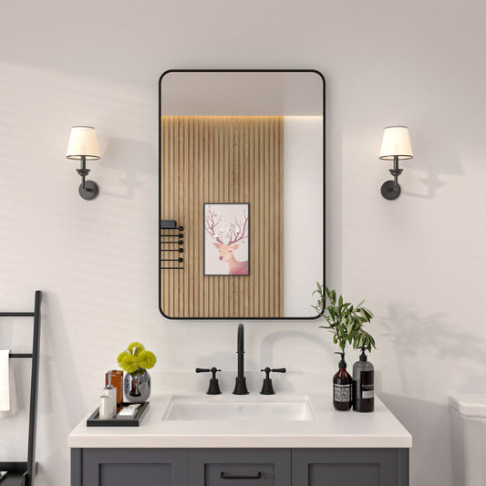 Niveal SM Series Rectangular Framed Wall Bathroom Vanity Mirror