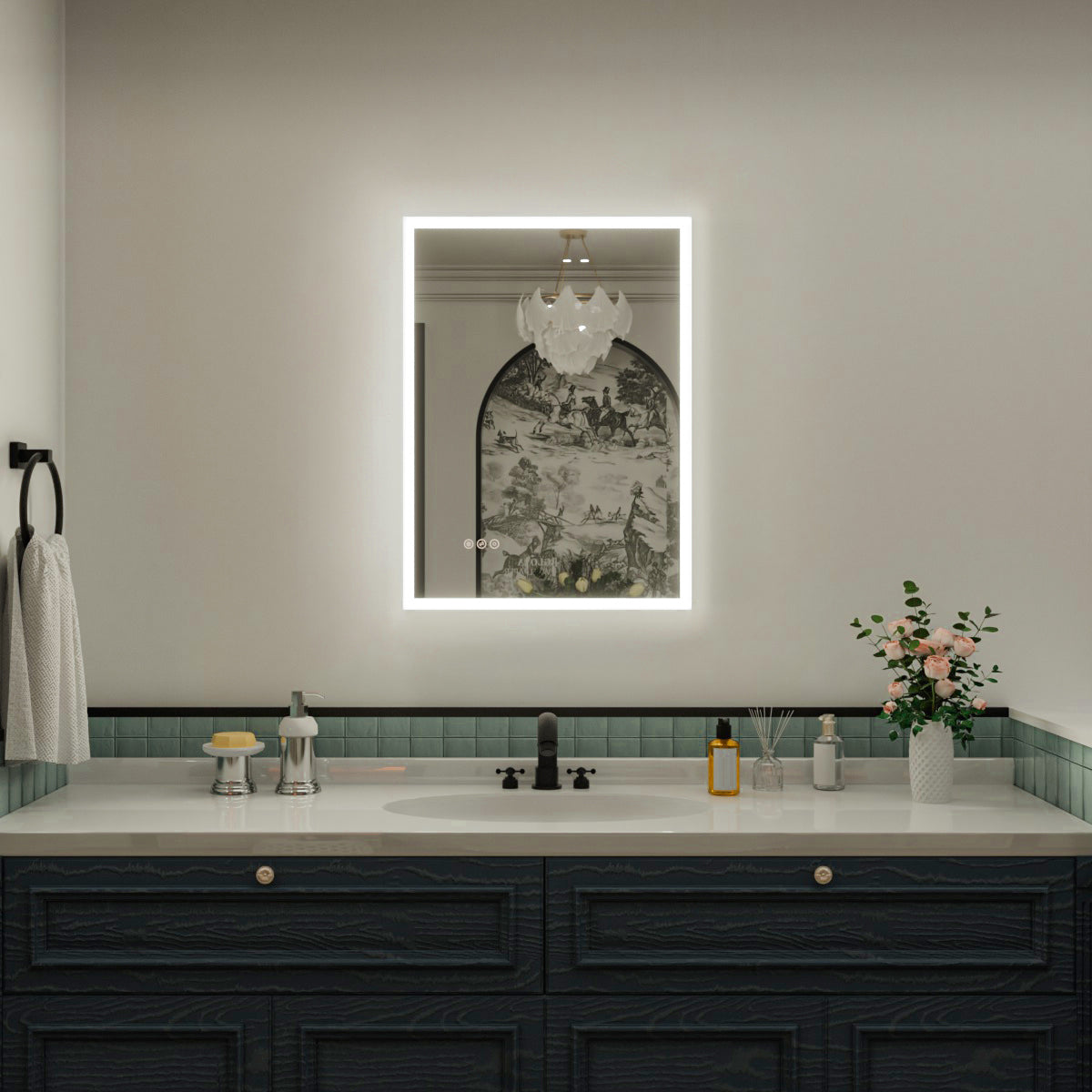 Nivorix NRMC Series Rectangular Frameless LED Wall Bathroom Vanity Mirror in Sleek Silver Finish 22 in. W x 30 in. H 1_dda0c2b8-9360-417f-ab94-2bb6a88c15c4