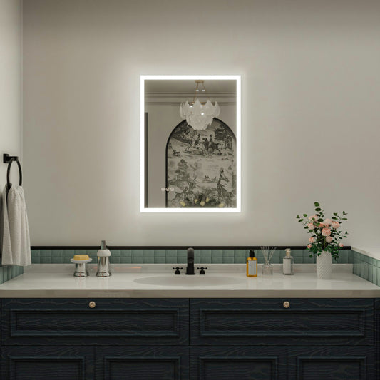 Nivorix NRMC Series Rectangular Frameless LED Wall Bathroom Vanity Mirror in Sleek Silver Finish 22 in. W x 30 in. H 1_dda0c2b8-9360-417f-ab94-2bb6a88c15c4