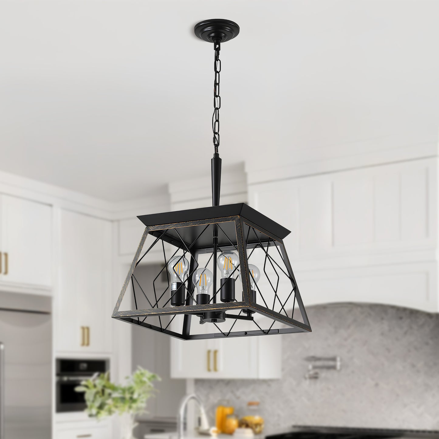 Taimei Vesper 16 in. 4-Light & Rustica 5-Light Farmhouse Industrial Chandelier Light Antique Bronze 16 inch 1_e0b83267-a18c-4ed2-915d-a2d0f96b91df