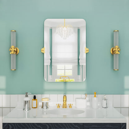 Nivorix NRKT Series Rectangular Framed Tilt Wall Bathroom Vanity Mirror Gold 20 in. W x 30 in. H 1_e51b7be6-c71b-4dee-a8c9-19453a7dba4f