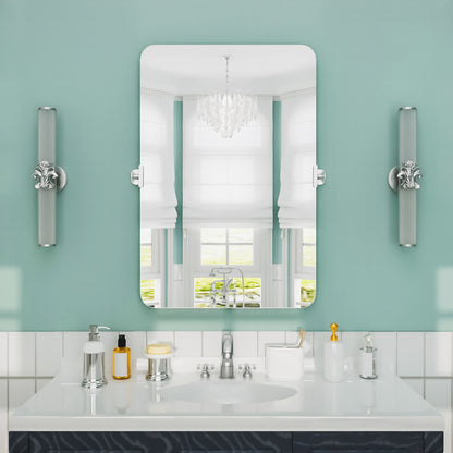 Nivorix NRKT Series Rectangular Framed Tilt Wall Bathroom Vanity Mirror Chrome 24 in. W x 36 in. H 1_f1caf9bb-9e22-4446-892c-6d67dd50eb10