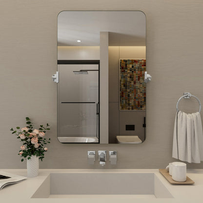 Nivorix NRKH Series Rectangular Framed Tilt Wall Mount Bathroom Vanity Mirror Chrome 24 in. W x 36 in. H 1_faa70bac-0ca4-4ff0-9e23-7b5b311f3b20