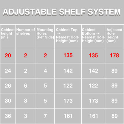 Keen Framless Recessed or Surface-Mount Rectangular Aluminum Medicine Cabinet with Mirror in Matte Black