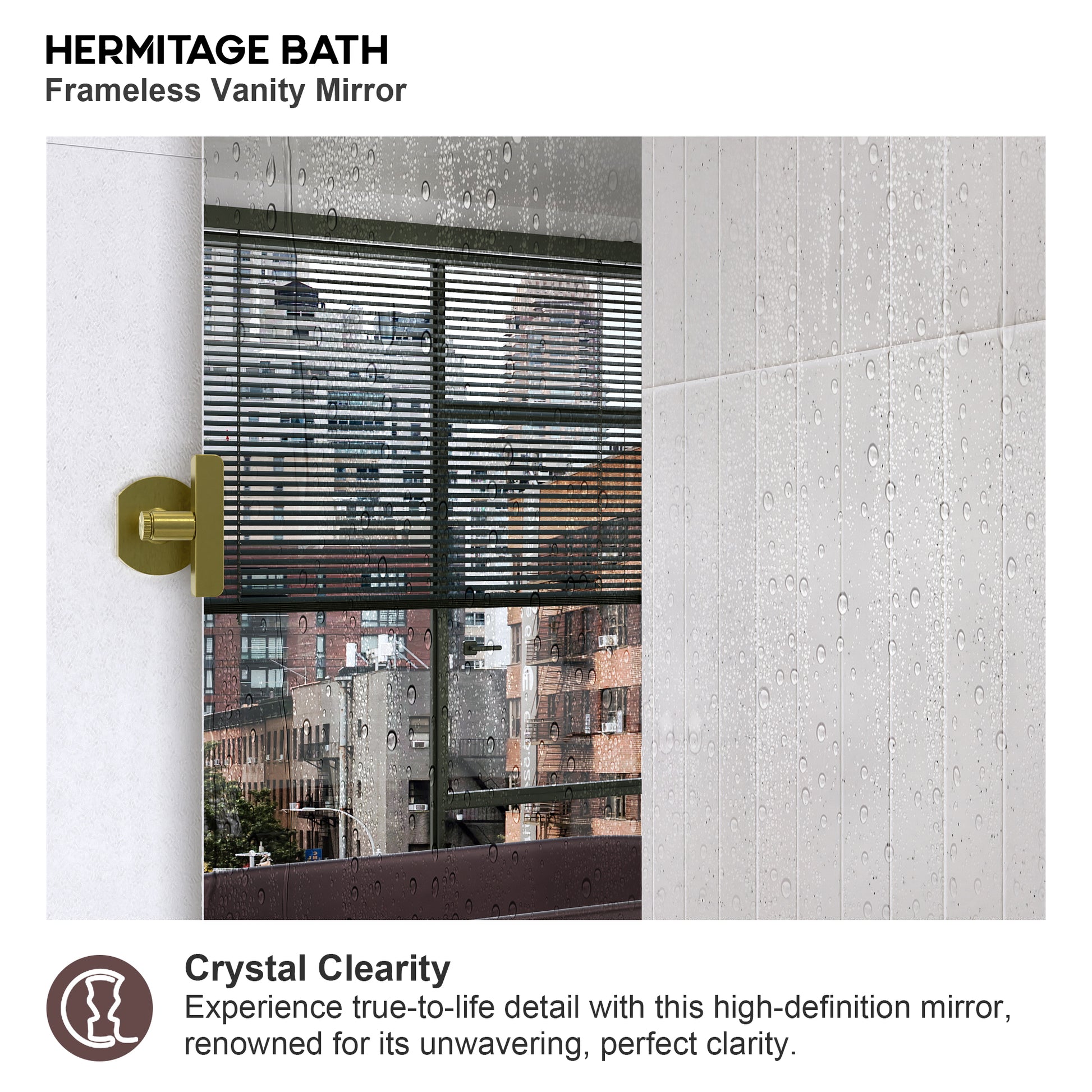 Yexee 20 in. W x 30 in. H Rectangular Framed Adjustable Tilt Wall-Mounted Bathroom Vanity Mirror 2030GD-7