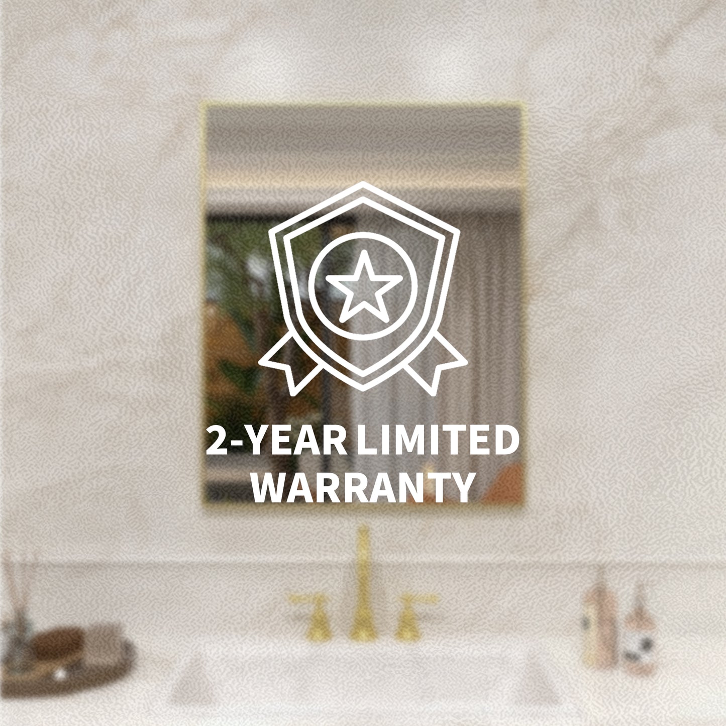 Nova 24 in. W x 30 in. H Rectangular Framed Wall Bathroom Vanity Mirror 2430GD-14_146cd823-d0db-4ac6-90d0-0b7616ebca6e