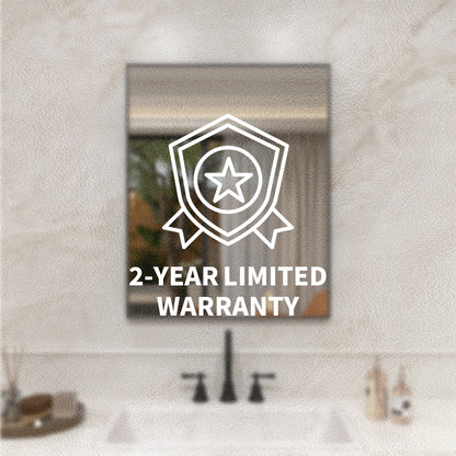 Nova 24 in. W x 30 in. H Rectangular Framed Wall Bathroom Vanity Mirror 2430MB-14