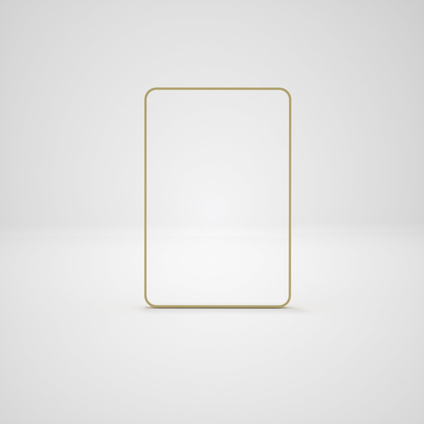 24 in. W x 36 in. H Rectangular Framed Vanity Mirror Brushed Gold 2436-z_6126f0b1-0fd7-466c-af37-40b569f352a6